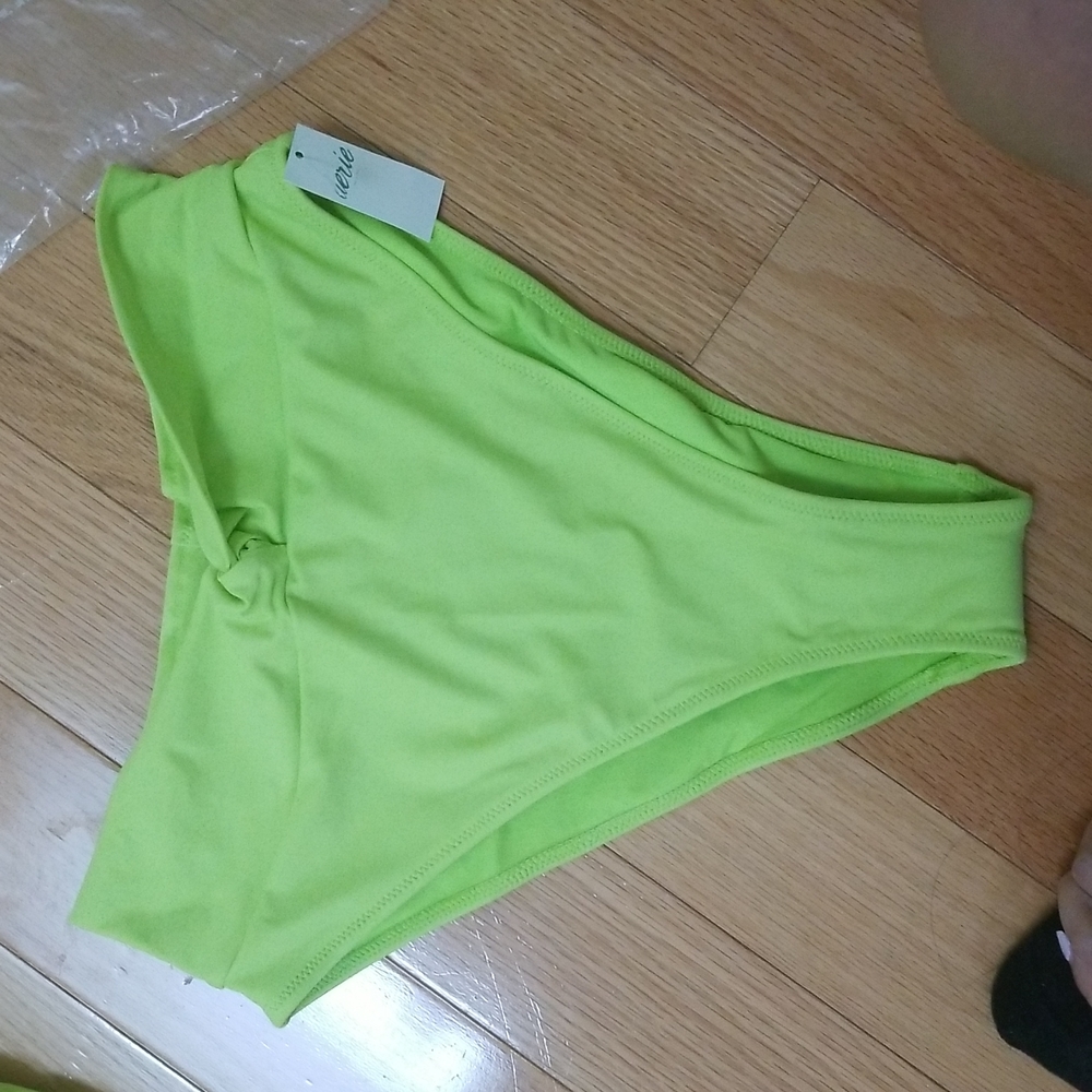 Aerie Twist High Cut Cheeky Bikini bathing suit Bottom